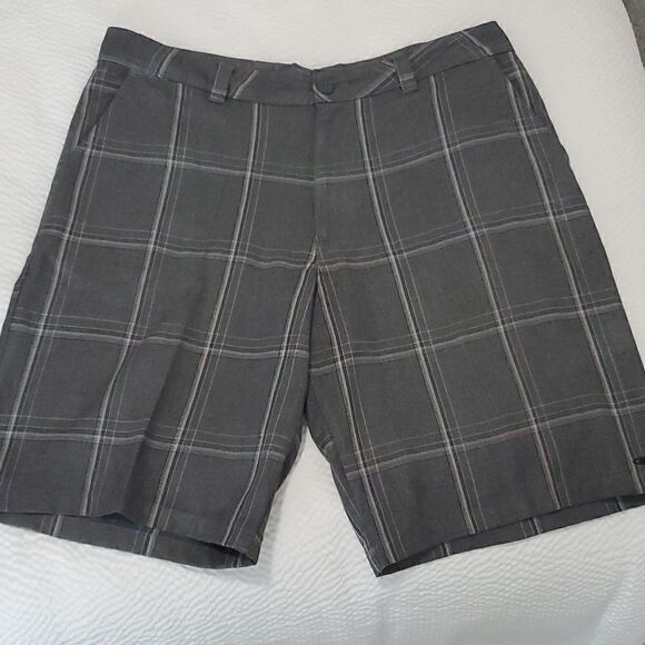 O'neill Mens Plaid Grey Shorts, Size 36 - Picture 1 of 5